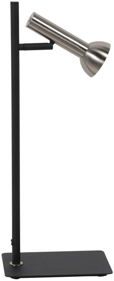 Tafellamp Kora 4730ST – staal, 4,9 watt dimbare GU10 lichtbron, eigentijds design, Mexlite