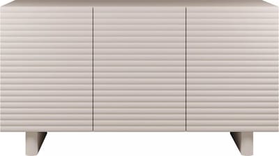 Vente-unique Buffetkast met 3 deurtjes van MDF - Beige - LUDIMA