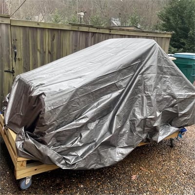 Waterdicht Tentzeil - Luifel Dekzeil - Bescherming Buiten - Weerbestendig Materiaal - 2x3 meter - Zilver