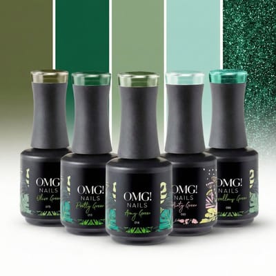 Limea Gellak Set Green Set 5x 15ml - Gellak - Nagellak set - Groen tinten - Gel lak - OMG nails