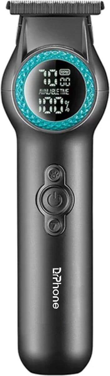 DrPhone SmoothEdge – Haartrimmer – Roestvrijstaal - Trimmer voor Hoofd & Baard - Tondeuse Mannen Hoofdhaar - Haartrimmer Mannen – 3 Opzetstukken