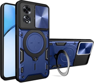 Hoesje geschikt voor Oppo A60 4G - Techsuit CamGuard Pro Back Cover - Blauw