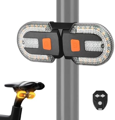 Fietsachterlicht met Afstandsbediening - Waterdicht en 5 Modi voor Veilige Rit