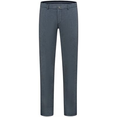 Com4 Broek Modern Chino Collection Micro Structure Fine Texture Navy / male