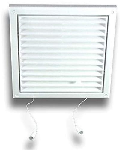 Ventilatierooster afsluitrooster met insectenbescherming Ø100 154x154mm