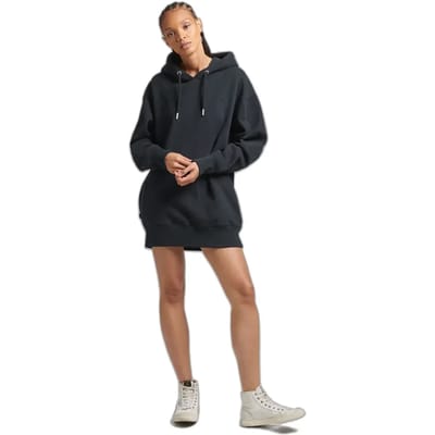 Superdry Vintage Logo Emb Sweat Jurk Zwart XS-S Vrouw