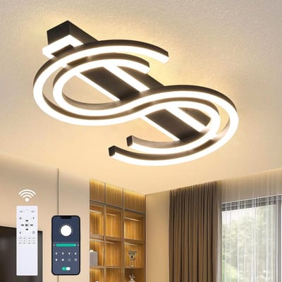 Dimbare LED Plafondlamp Modern met Afstandsbediening en APP - 50W / 50cm