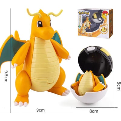 bal Pokemon misvormde figuur Pikachu Charizard Venusaur Blastoise Gyarados Solgaleo Lunala Actiefiguur pokébal poke kind Speelgoed