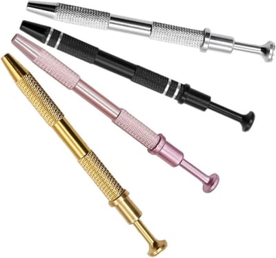 Sieraden Grijptang - Precisie Tang - Kleine Onderdelen Oppakken - Ergonomische Handgreep - 4 Stuks - Diverse Kleuren