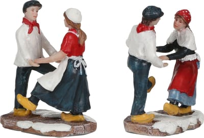 Luville  -  Wooden shoe dance - Kersthuisjes & Kerstdorpen