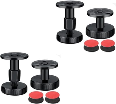 Bedframe Stoppers - Anti-shake Gereedschap - Bed Stabiliseren - Verstelbare Lengte - 4 Stuks - Zwart/Wit