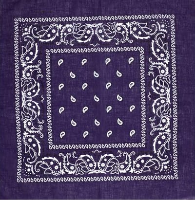 Jumada's Boerenzakdoek - Cowboy Zakdoek - Bandana - Dames - Heren - Paars