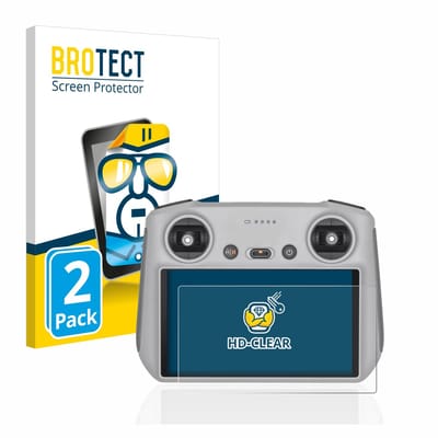 BROTECT - Screenprotector voor DJI RC Controller - Folie Beschermfolie transparant 2 Stuks