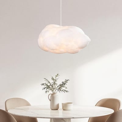 LumenXL Witte hanglamp in wolkvorm Kumo 60 cm – wolkenlamp