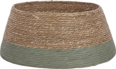 House of Seasons Kerstboomrok - H26 x Ø58 cm - Zeegras - Groen