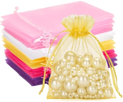 Dailygoody - Organza Zakken - Geschenken - Bruiloft - 100 Stuks - Snoepzakjes - 10x12cm - Perfect voor Sieraden en Lavendel