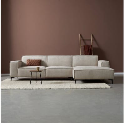 PEPP interiors Hoekbank RIVER met chaise longue rechts - Majestic 603