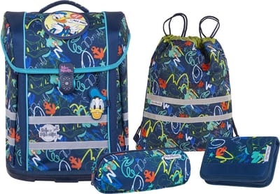 McNeill Schooltas Ergo Perfecto Disney Schoolbag Set 5-delig Donald Duck Donkerblauw