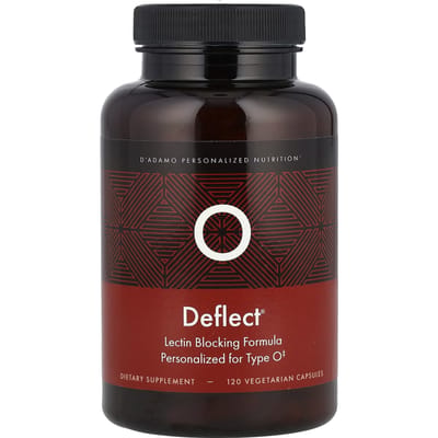 D'Adamo, Deflect® O, Lectine Blokkering Formule, 120 Plantaardige Capsules