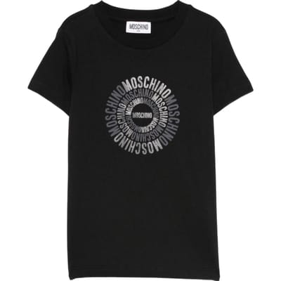 T-shirt Baby Moschino HXM058_NERO