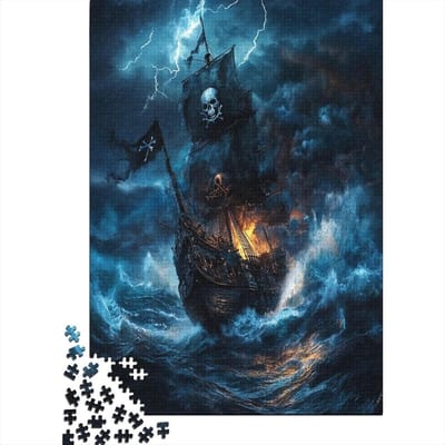 Puzzel Schip - Legpuzzel Volwassenen - Ontspannen Hobby - Met Bonusposter - 1000 Stukjes - Gekleurd