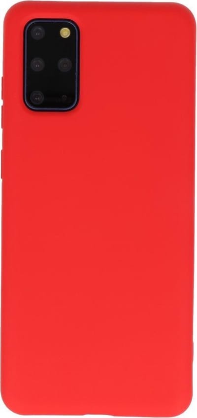 Hoesje Geschikt voor Samsung Galaxy S20 Plus - Backcover Telefoonhoesje - Rood