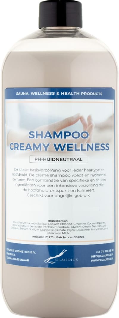 Shampoo Creamy Wellness - 1 liter (transparant) - Haarverzorging