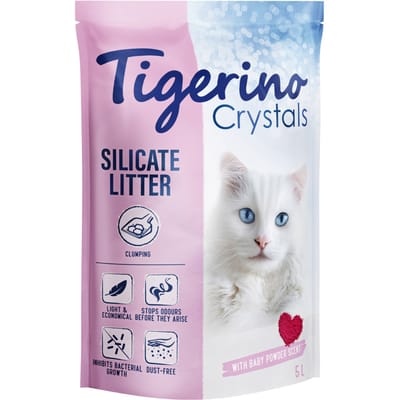 5L Fresh Tigerino Crystals Kattenbakvulling Silicaat