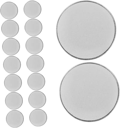 Metalen Gravureblanks - Ronde Munten - Persoonlijke Cadeaus - Duurzame Legering - 20 Stuks - Zilver