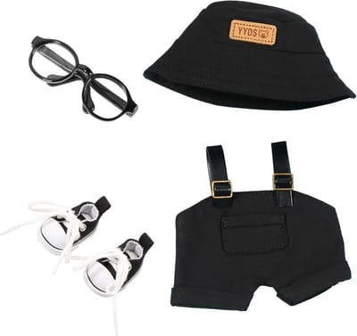 Complete Poppen Outfitset voor Poppen van 15 tot 17 cm - Jumpsuit, Muts en Accessoires