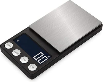 Digitale Precisie Zakweegschaal 100g / 200g – 0,01g Nauwkeurig – Voor Sieraden, Goud, Kruiden – LCD Display, Auto-Tarra – Pocket Formaat