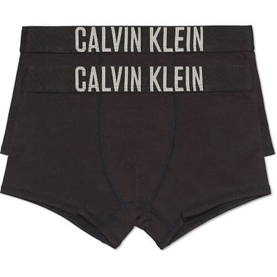 Calvin Klein 2-pak jongens trunks - Intense Power - zwart 8-10