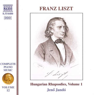 Jeno Jandó - Liszt: Hungarian Rhapsodies, Volume 1 (CD)