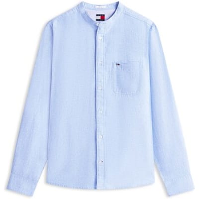 Tommy Jeans Overhemd Tjm Reg Linen Mx Ban - Fashion Wear - Volwassen