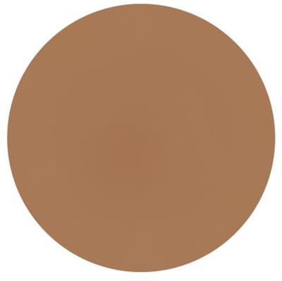 ZICZAC - Placemat TOGO - SET/6 - Rond - Dubbelzijdig - Kunstleer - Dia 38 cm, indiantan