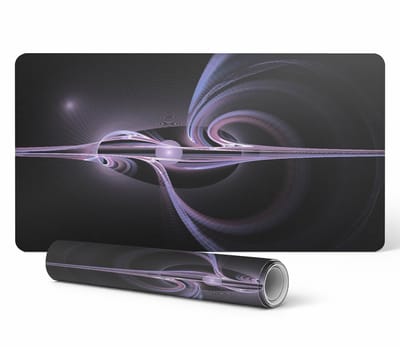 Fractal Spiral Antislip Gaming Muismat 100x50 cm
