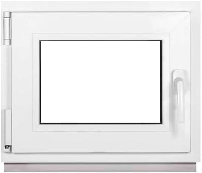 Kleine raam - Kelderraam - Ventilatie - Drievoudige beglazing - 50 x 40 cm - Wit