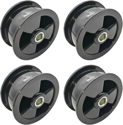 Klemrollen Droogtrommel - Onderdelen Trommel - Apparaat Reparatie - Set van 4 stuks - 1 x 1 x 1 cm