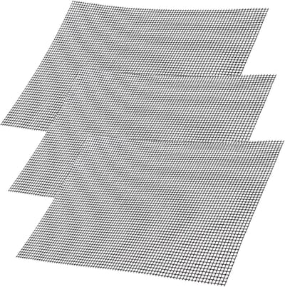 Set van 3 Herbruikbare Grillmatten, Antiaanbak Grillelementen, 42 x 36 cm, Geschikt voor Gas- en Houtskoolgrills, Oven en Airfryer