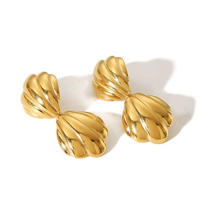 Ibiza Oorbellen - Shell #1 | Schelp Oorhangers | Stainless Steel | Fashion Favorite