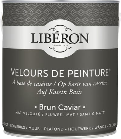 Liberon Velours De Peinture Muurverf - Mat - Brun Caviar - 2,5l