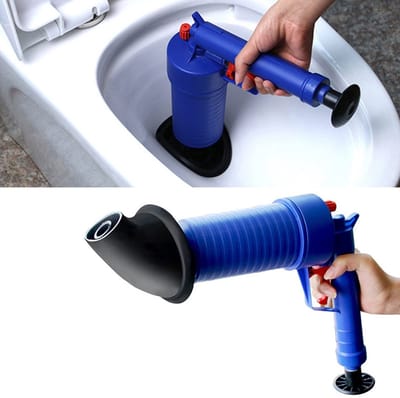 Dailygoods- Afvoerblaster Hogedruk - Ontstopper Afvoer - Plopper - Handmatige Pompreiniger - Gootsteenontstopper - ABS/PVC Materiaal