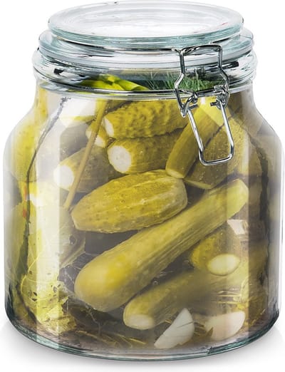 Pot met Beugelsluiting Glas IRMA 2,4 l - Inmaakpot - Weckpot - Confituren