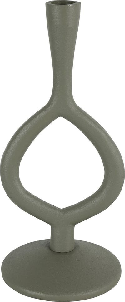 Countryfield - Kandelaar - Kaarsenhouder - Levie - Groen - L - 27cm