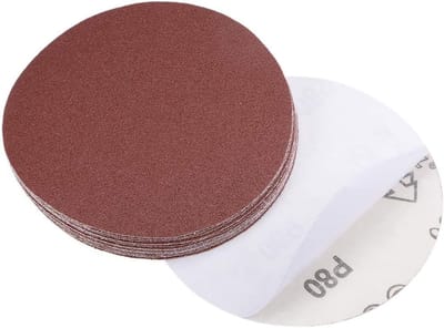 Dailygoods- Schuurschijven 125 mm - 15 Stuks - Aluminiumoxide - Antistatisch - Duurzaam - Hoge kleverigheid - Geschikt voor hout en kunststof - Schuurpapier