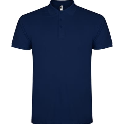 Roly Heren Ster Poloshirt (Marineblauw)