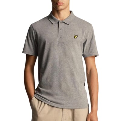 Lyle & Scott Heren Regular Sport Polo Shirt (Grijs)