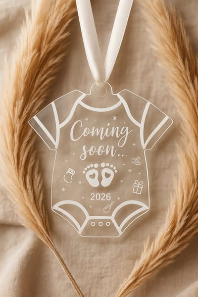 Coming Soon 2026 – Zwangerschapsaankondiging- PlantenHanger - Hanger - Wij krijgen een baby