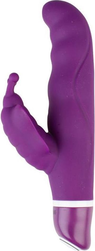 Sweet Smile – ‘G-Butterfly’ Vibrator met Stimulus in Vlindervorm en Dubbele Motoren voor Dubbel Plezier – Paars