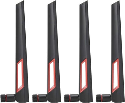 Omnidirectionele WiFi Antenne 4x, 8dBi Versterker voor Betere WiFi Ontvangst en Signaalsterkte